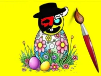 image bg Sprunki Easter Coloring